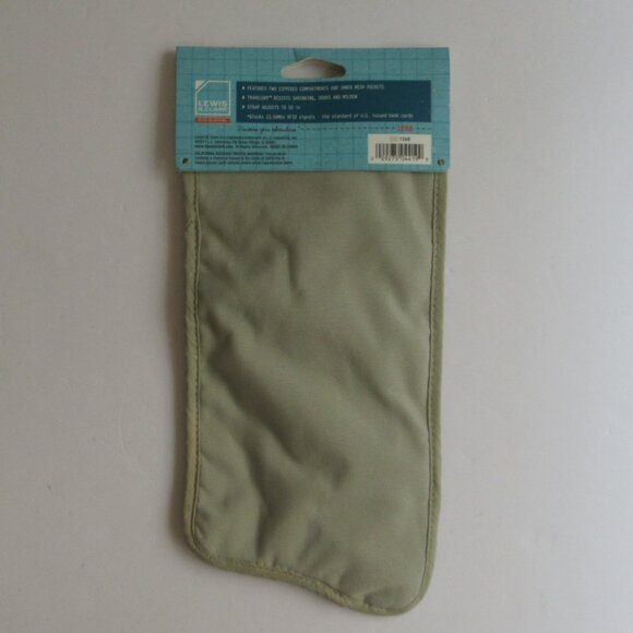 Lewis N Clark RFID-Block Waist Stash Travel Hidden Travel Wallet Taupe 1268 NWT - Picture 2 of 11